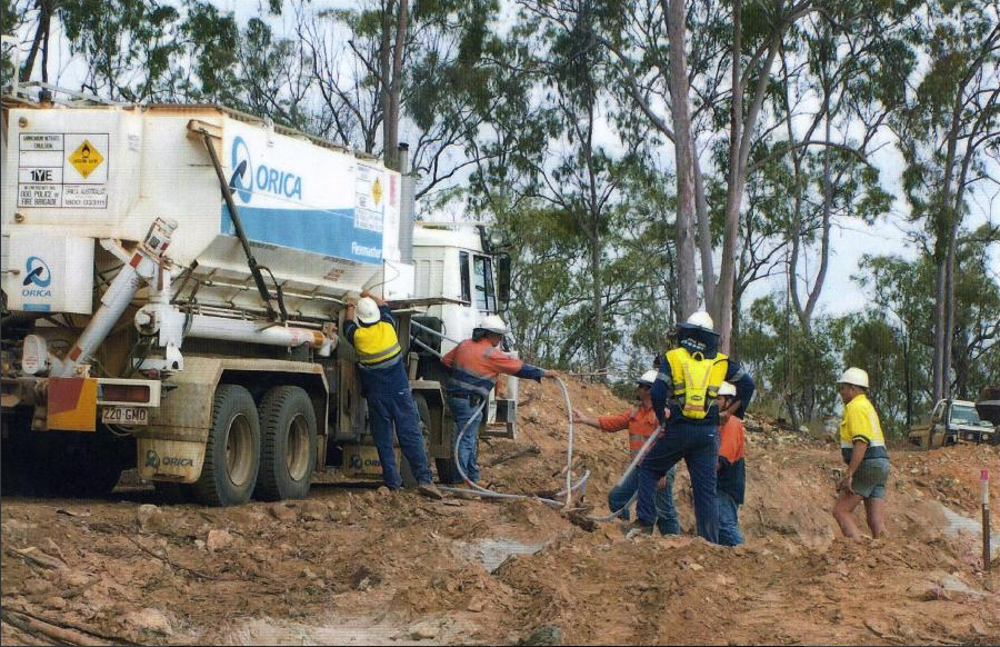 Site operations - blast preparation